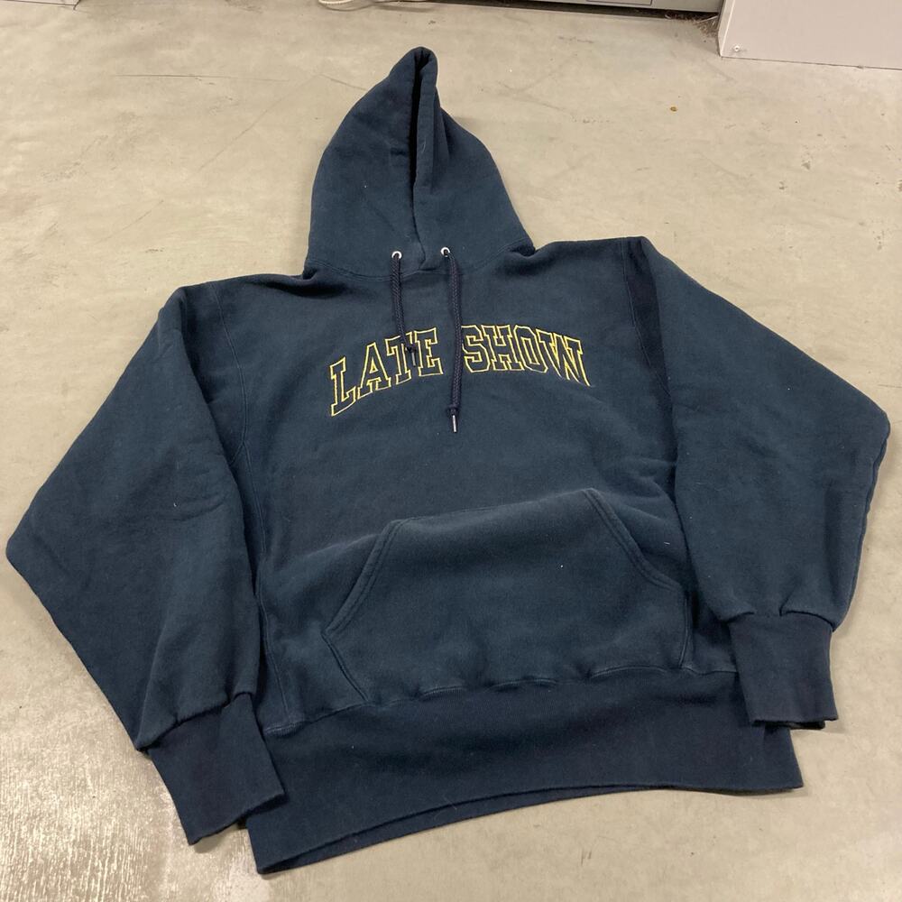 vintage David letterman reverse weave hoodie